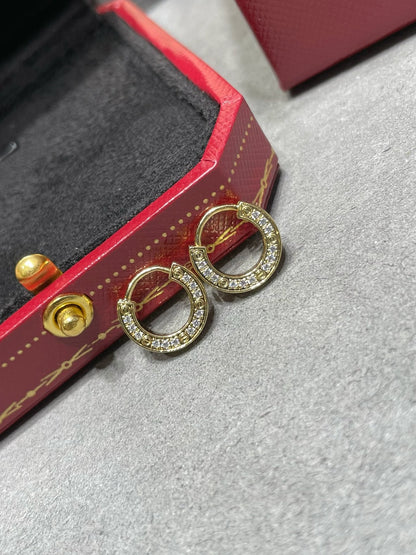 [Amore Jewels]LOVE DIAMOND EARRINGS