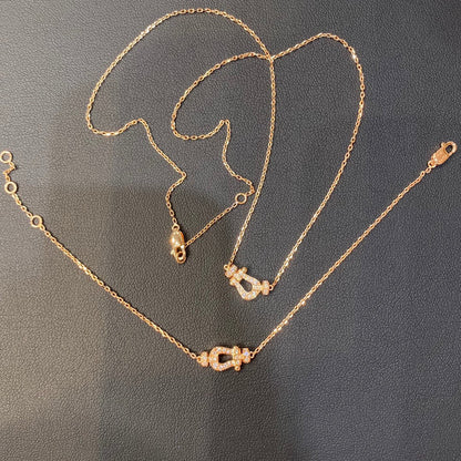 [Amore Jewels]FORCE 10 DIAMOND PINK GOLD NECKLACE MINI MODEL