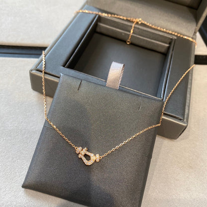 [Amore Jewels]FORCE 10 DIAMOND PINK GOLD NECKLACE MINI MODEL