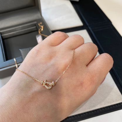 [Amore Jewels]FORCE 10 DIAMOND PINK GOLD NECKLACE MINI MODEL