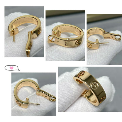 [Amore Jewels]LOVE 5.5MM EARRINGS