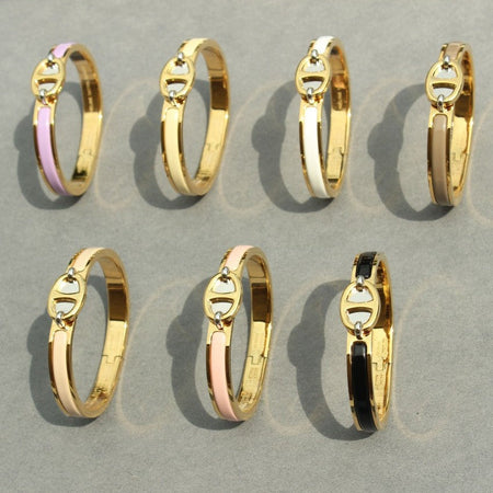 [Amore Jewels]CLIC CHAINE GOLD BRACELET