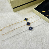 [Amore Jewels]CLOVER 1 MOTIF PIETERSITE BRACELET