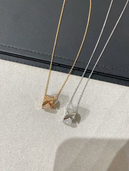 [Amore Jewels]LIENS EVIDENCE DIAMOND PAVED NECKLACE