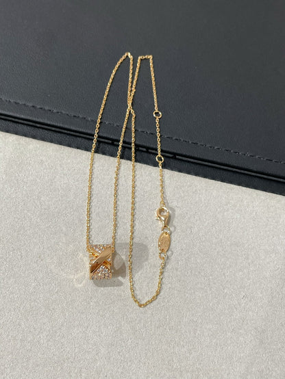 [Amore Jewels]LIENS EVIDENCE DIAMOND PAVED NECKLACE