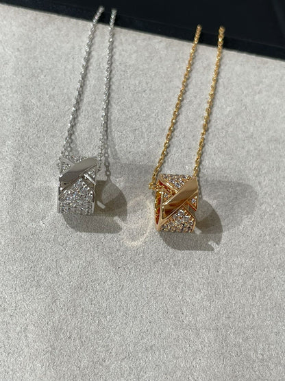 [Amore Jewels]LIENS EVIDENCE DIAMOND PAVED NECKLACE