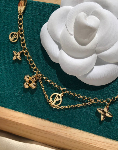 [Amore Jewels]BLOOMING PINK GOLD MOP BRACELET