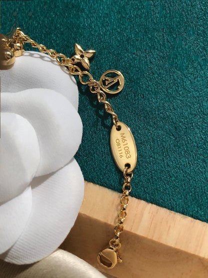 [Amore Jewels]BLOOMING PINK GOLD MOP BRACELET
