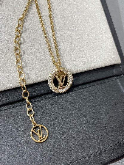 [Amore Jewels]BY NIGHT DIAMOND PAVED NECKLACE