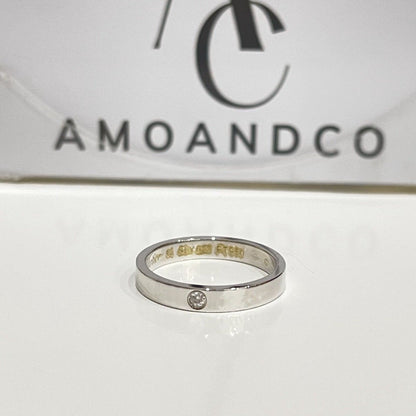 [Amore Jewels]LOVE RING 4MM 1 DIAMOND