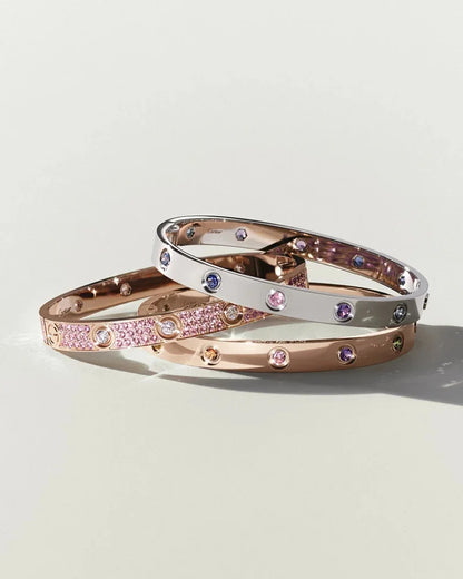 [Amore Jewels]Classic 6.1mm Love Bracelet 10-Diamond Full Pavé
