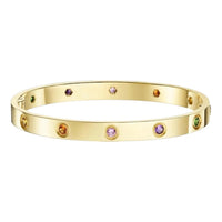 [Amore Jewels]Classic 6.1mm Love Bracelet 10-Diamond Multicolor