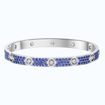 [Amore Jewels]Classic 6.1mm Love Bracelet 10-Diamond Full Pavé