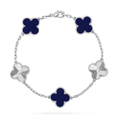 [Amore Jewels]CLOVER 5 MOTIF LAPIS LAZULI BRACELET COLLECTION