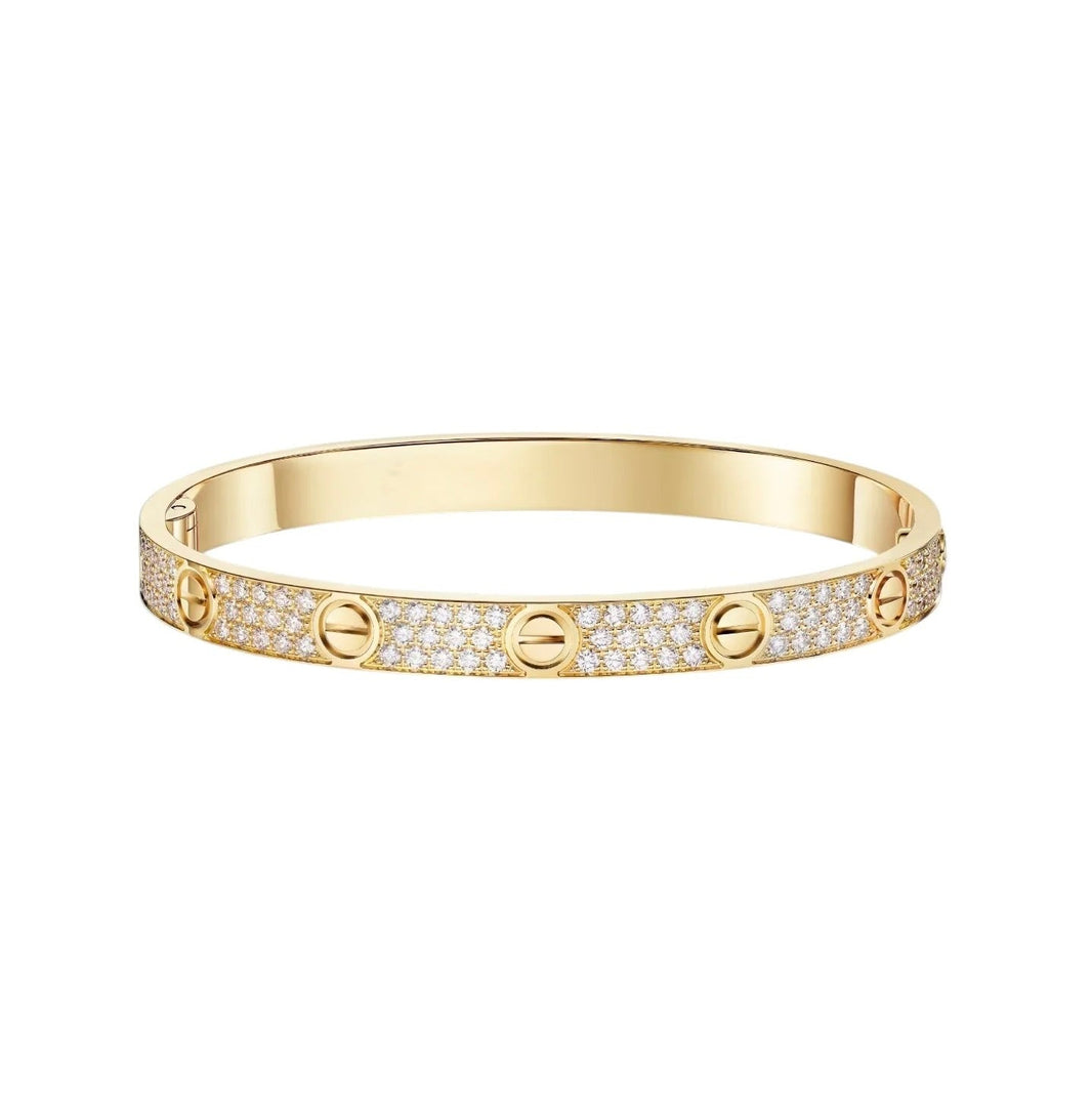 [Amore Jewels]LOVE BRACELET 6.1MM DIAMOND-PAVED
