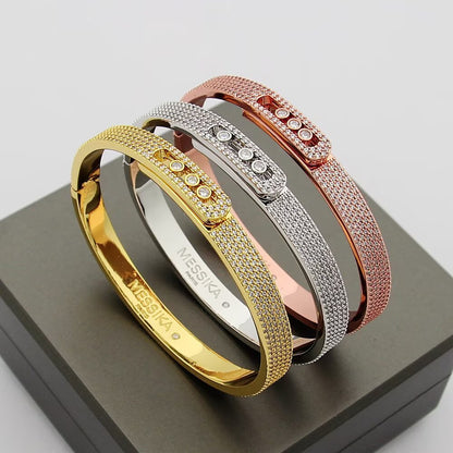 [Amore Jewels]Move Noa Full Pavé Diamond Bangle Bracelet