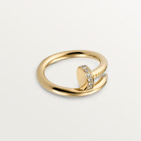 [Amore Jewels]JUSTE RING 2.6MM HALF DIAMOND