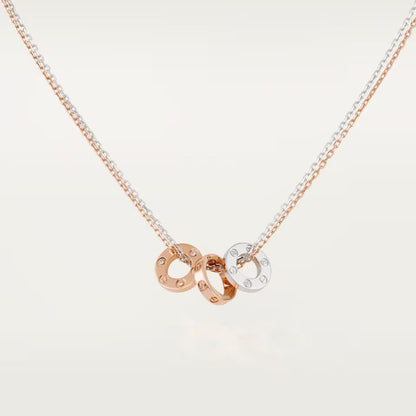 [Amore Jewels]LOVE 6 DIAMOND PENDANT NECKLACE
