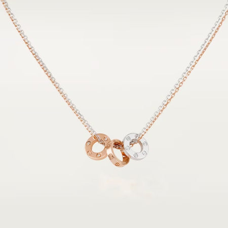 [Amore Jewels]LOVE 6 DIAMOND PENDANT NECKLACE