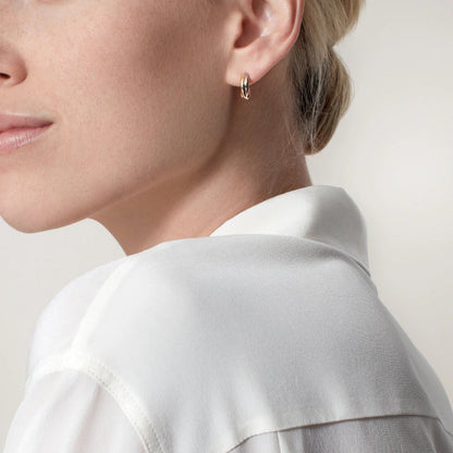 [Amore Jewels]TRINITY ON DIAMOND MINI EARRINGS