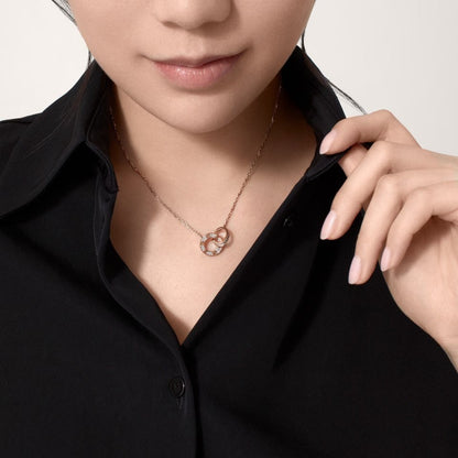 [Amore Jewels]LOVE  FULL DIAMOND PENDANT NECKLACE