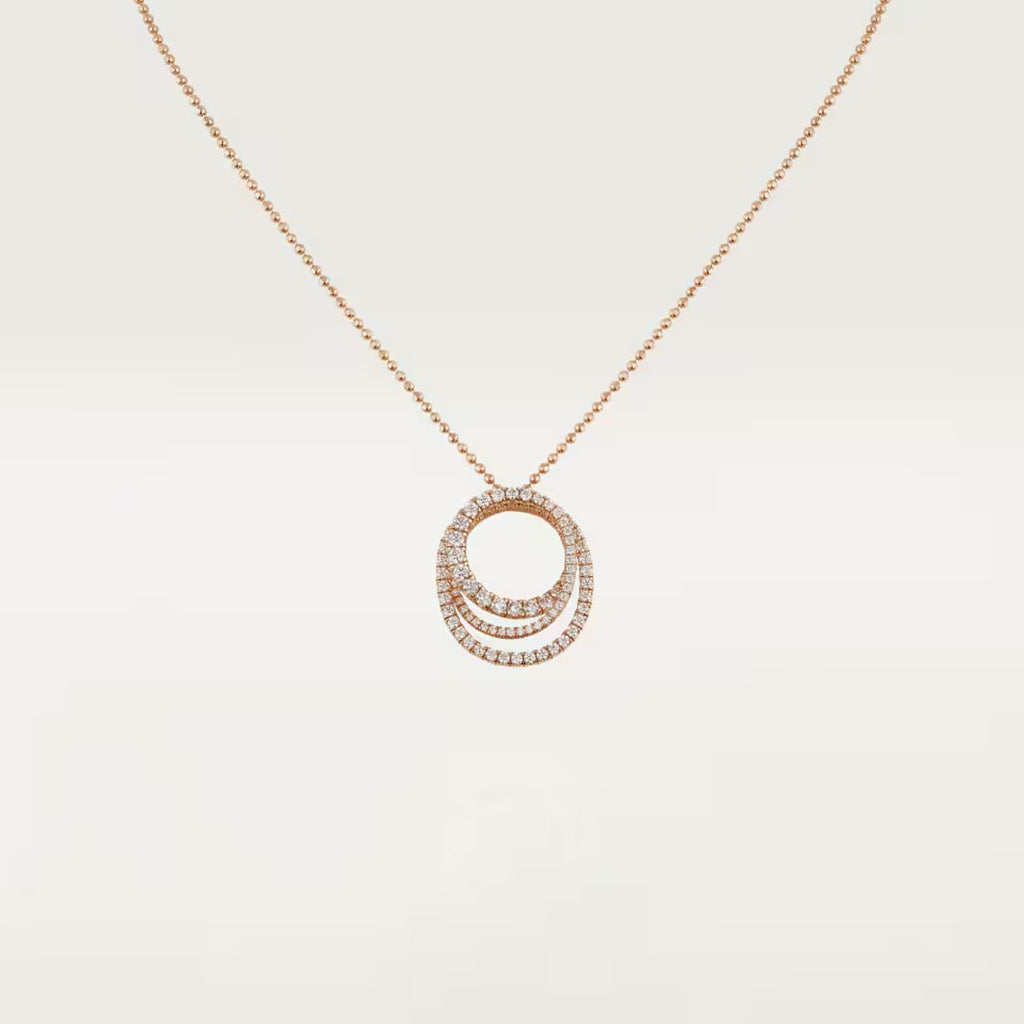 [Amore Jewels]ETINCELLE  FULL DIAMOND NECKLACE