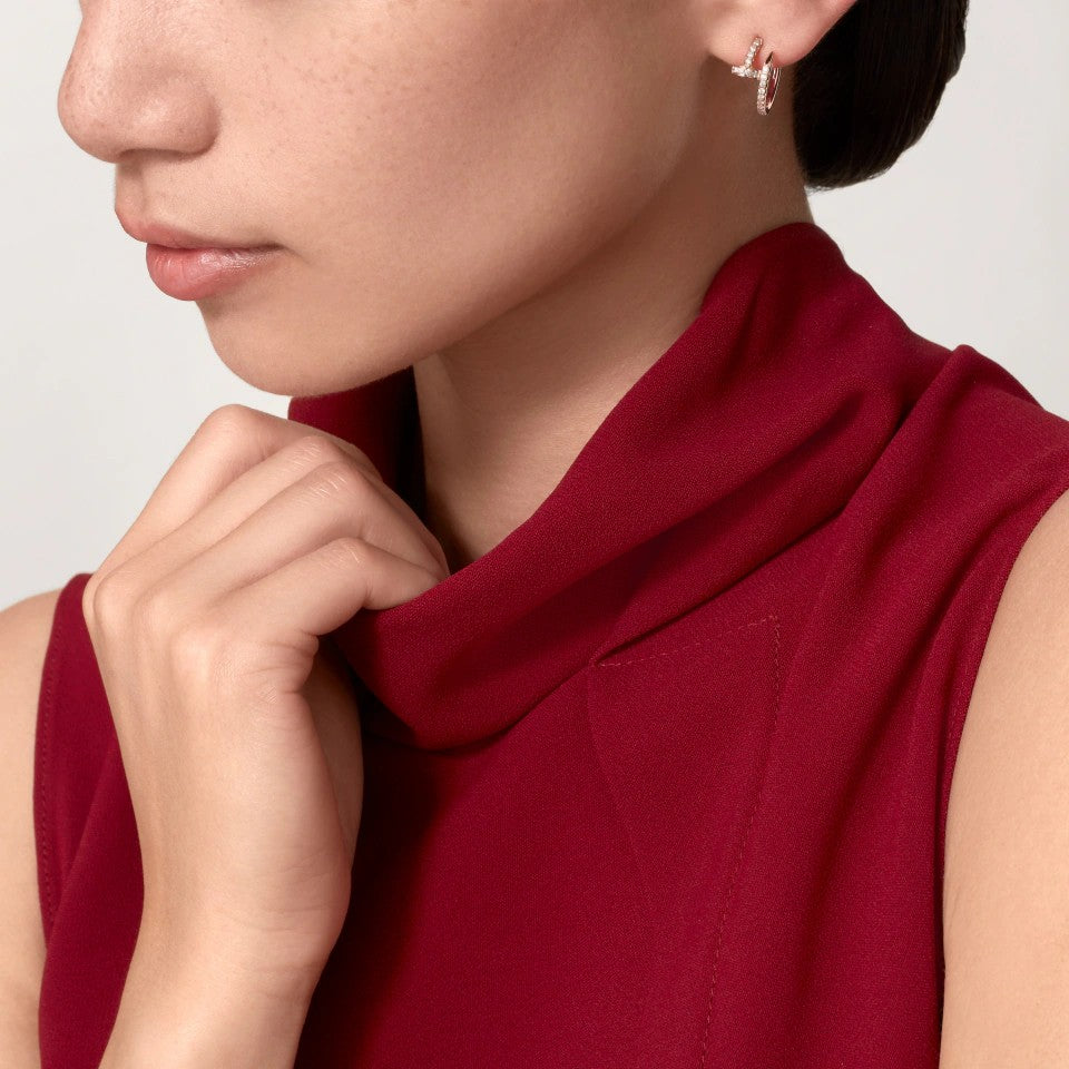 [Amore Jewels]JUSTE FULL DIAMOND SMALL EARRINGS