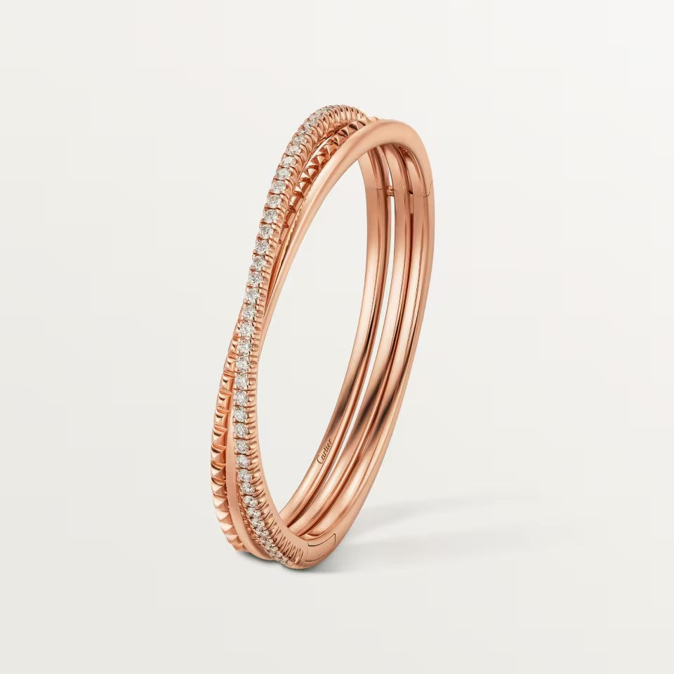 [Amore Jewels]ETINCELLE HALF-PAVED DIAMOND BRACELET