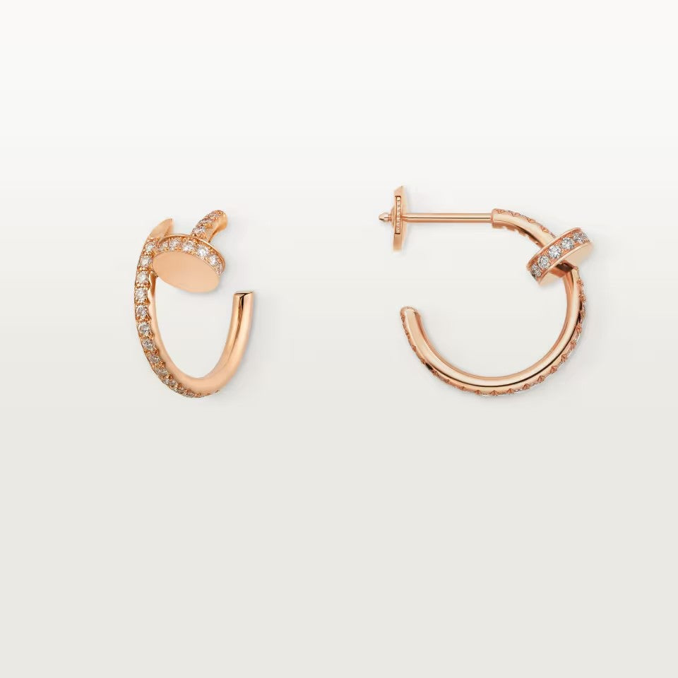 [Amore Jewels]JUSTE FULL DIAMOND SMALL EARRINGS