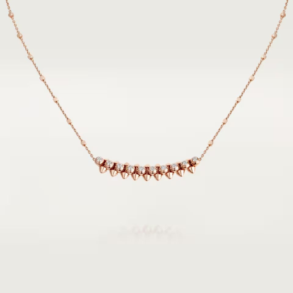[Amore Jewels]CLASH  MEDIUM DIAMOND NECKLACE