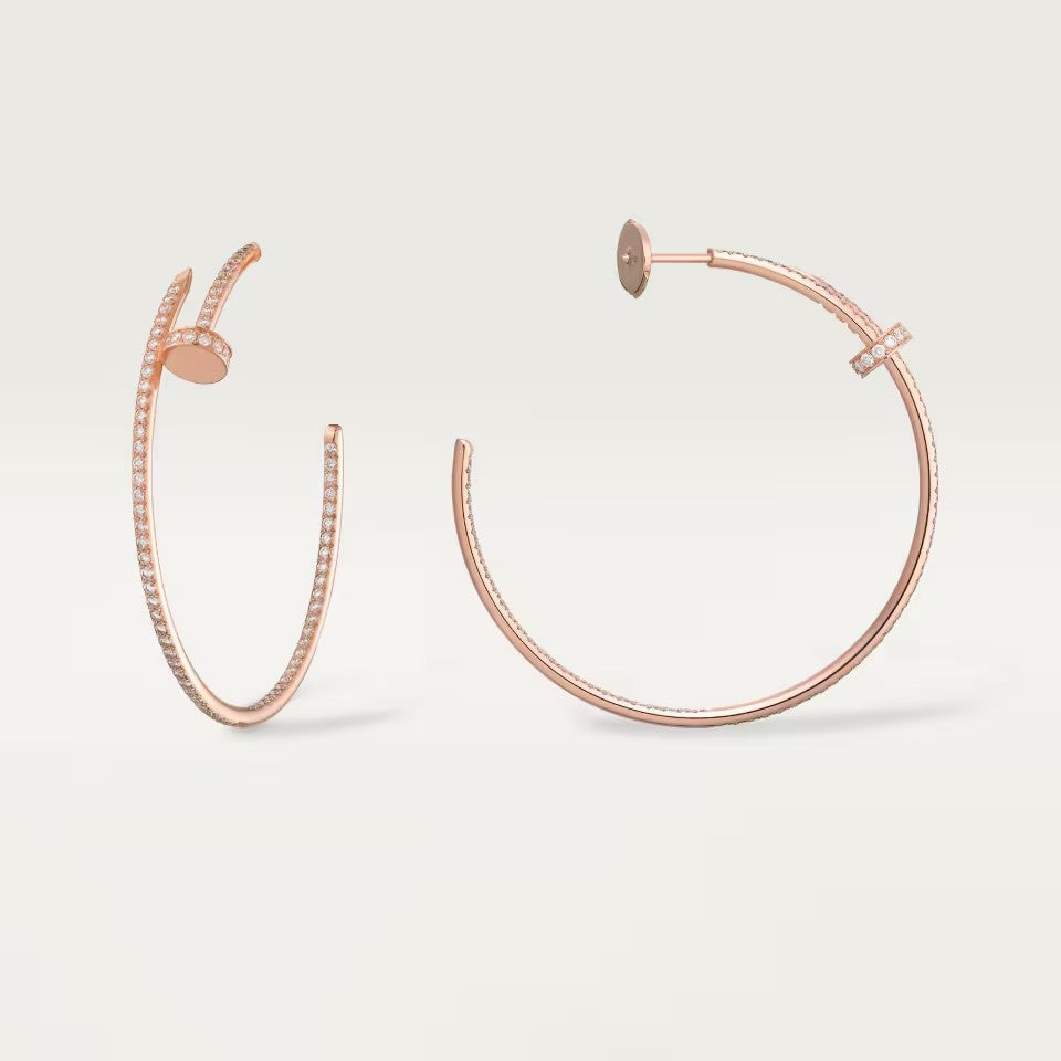 [Amore Jewels]JUSTE FULL DIAMOND LARGE EARRINGS