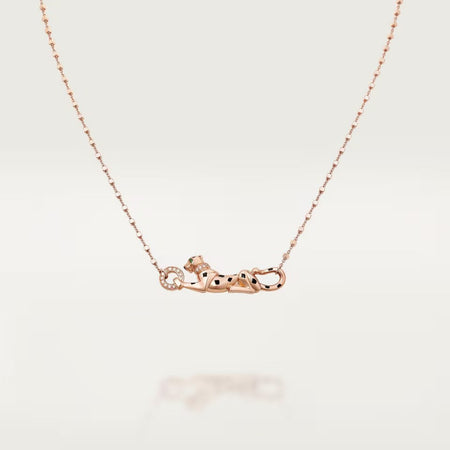 [Amore Jewels]PANTHERE FULL DIAMOND NECKLACE