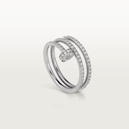 [Amore Jewels]JUSTE RING 4.8MM FULL DIAMOND