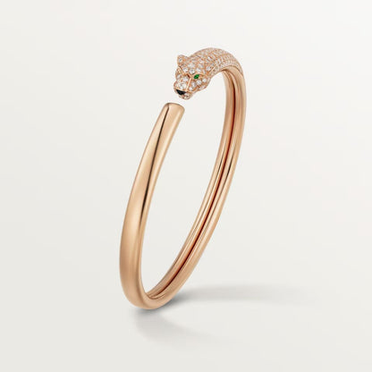 [Amore Jewels]PANTHERE HALF DIAMOND OPEN BRACELET