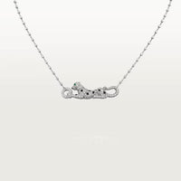 [Amore Jewels]PANTHERE PAVED DIAMOND NECKLACE