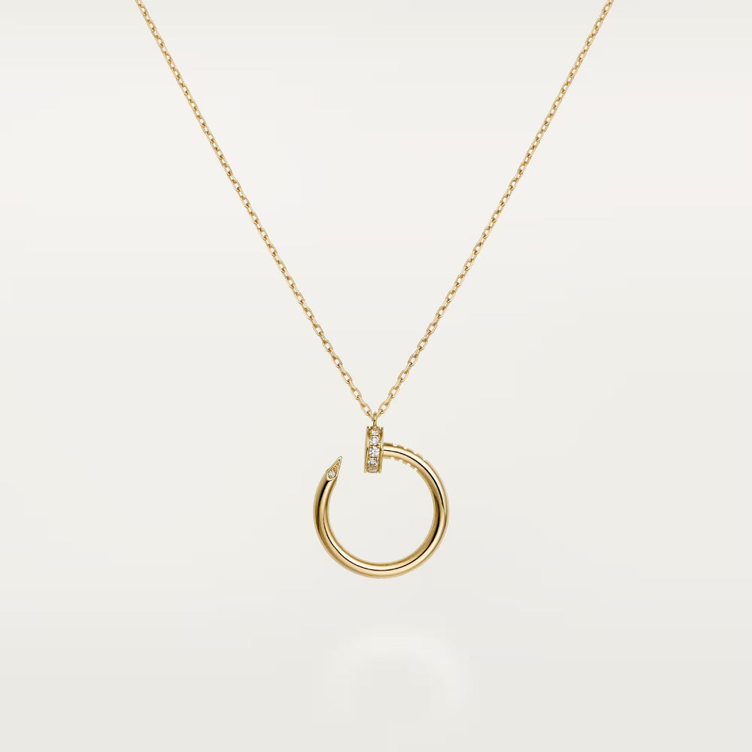 [Amore Jewels]JUSTE NECKLACE HALF DIAMOND