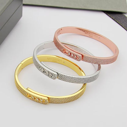 [Amore Jewels]Move Noa Full Pavé Diamond Bangle Bracelet