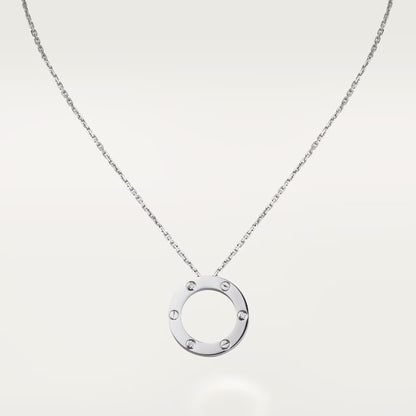 [Amore Jewels]LOVE NECKLACE 16MM 3 DIAMONDS