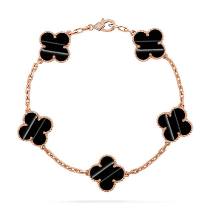 [Amore Jewels] CLOVER 5 MOTIF PULSAR STONE BRACELET COLLECTION