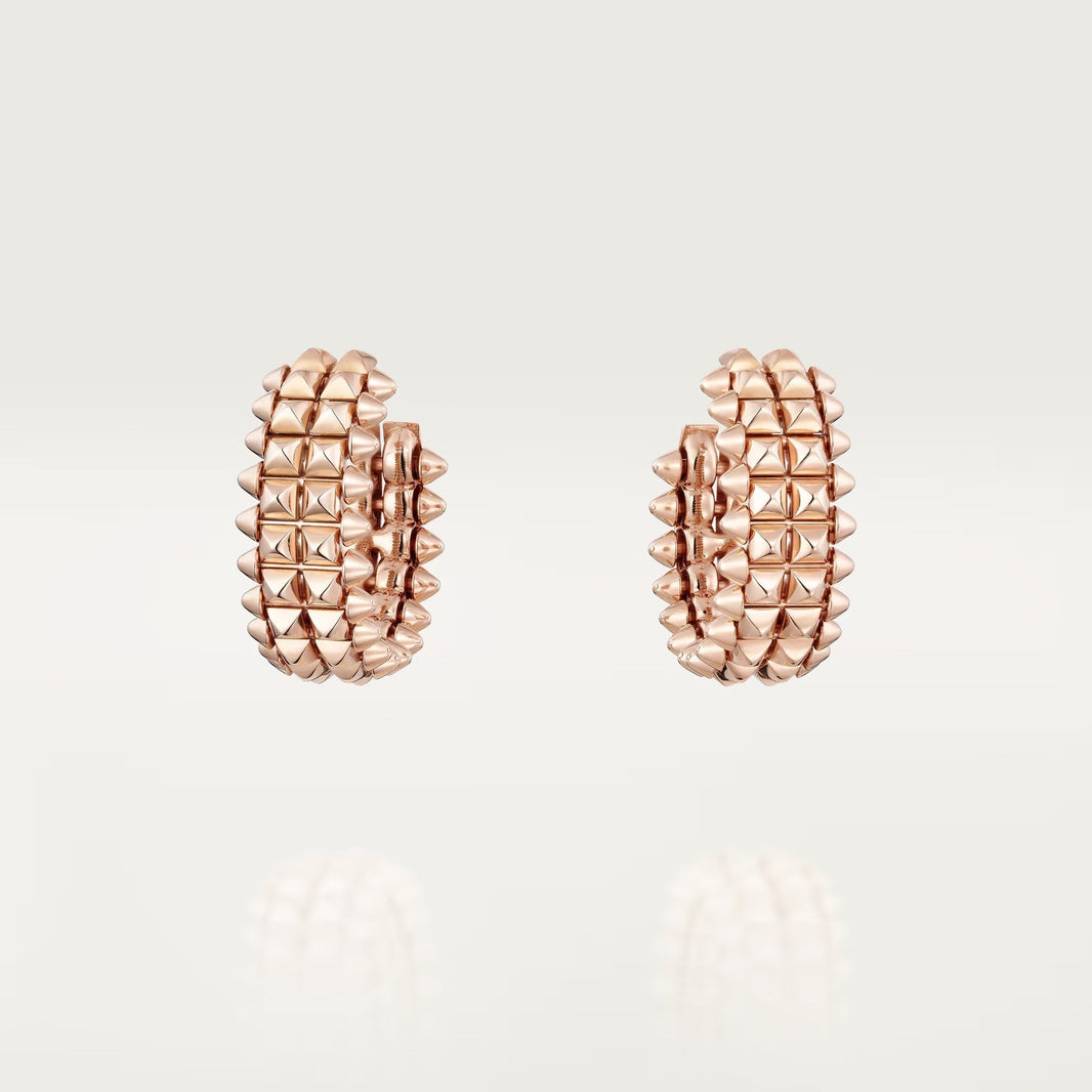 [Amore Jewels]CLASH 9.2MM DOUBLE ROW EARRINGS