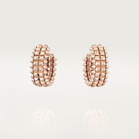 [Amore Jewels]CLASH 9.2MM DOUBLE ROW EARRINGS