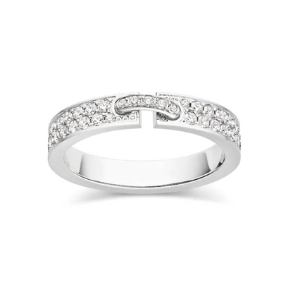[Amore Jewels]ALLIANCE LIENS VIDENCE PAVED DIAMOND 4MM RING