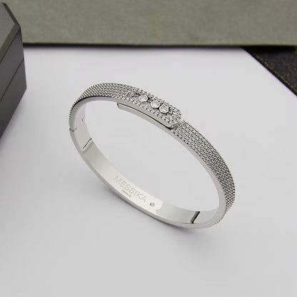 [Amore Jewels]Move Noa Full Pavé Diamond Bangle Bracelet