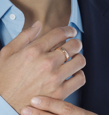[Amore Jewels]ALLIANCE LIENS VIDENCE 4MM RING