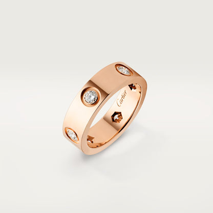 [Amore Jewels]LOVE 5.5MM 6 DIAMOND RING