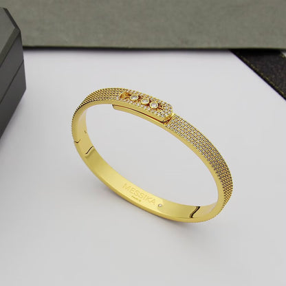 [Amore Jewels]Move Noa Full Pavé Diamond Bangle Bracelet