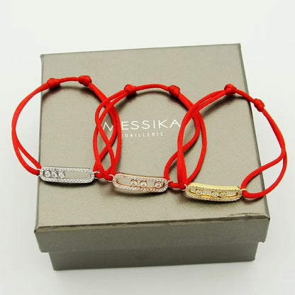 [Amore Jewels]Messika Care(s) pink cord pavé bracelet