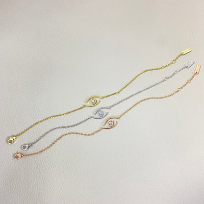 [Amore Jewels]Lucky Eye Pave-Set Diamond Bracelet