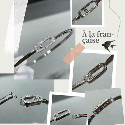 [Amore Jewels]Move Uno pavé flex bangle medium