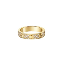 [Amore Jewels]LOVE RING 4.0MM DIAMOND PAVED